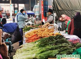 濟南：雨雪天氣 菜價保持穩(wěn)定 ()